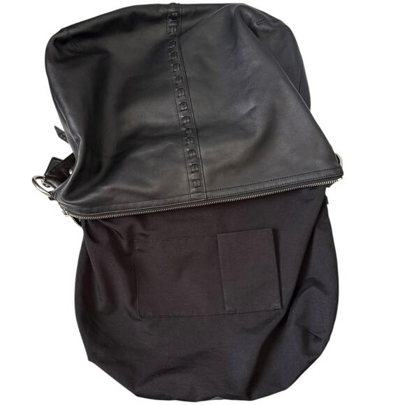 COACH F13108 SoHo Black Leather Whipstitch Wide Buckle Strap Shoulder Bag Large - Picture 11 of 16